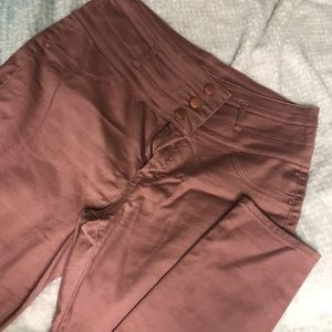 🆕Rose gold high waisted pants Charlotte Russe 🆕